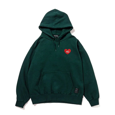 430 fourthirty/"HEARTS" P/O PARK / フォーサーティ ハート プルオーバー パーカー